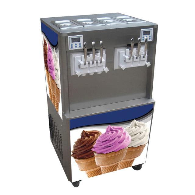 Business use Standing Ice Cream roll machine Variety of flavors