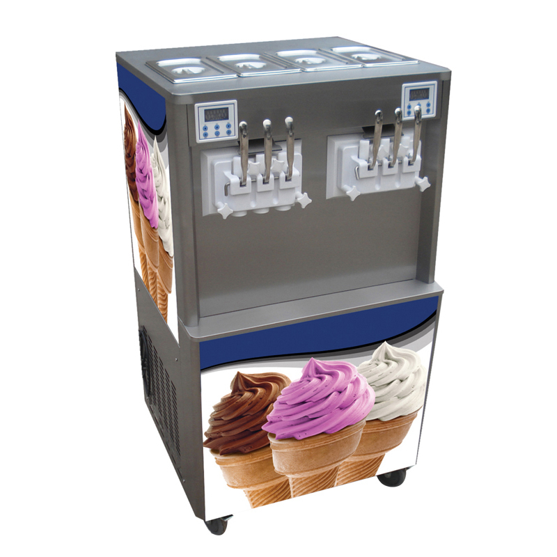 Business use Standing Ice Cream roll machine Variety of flavors