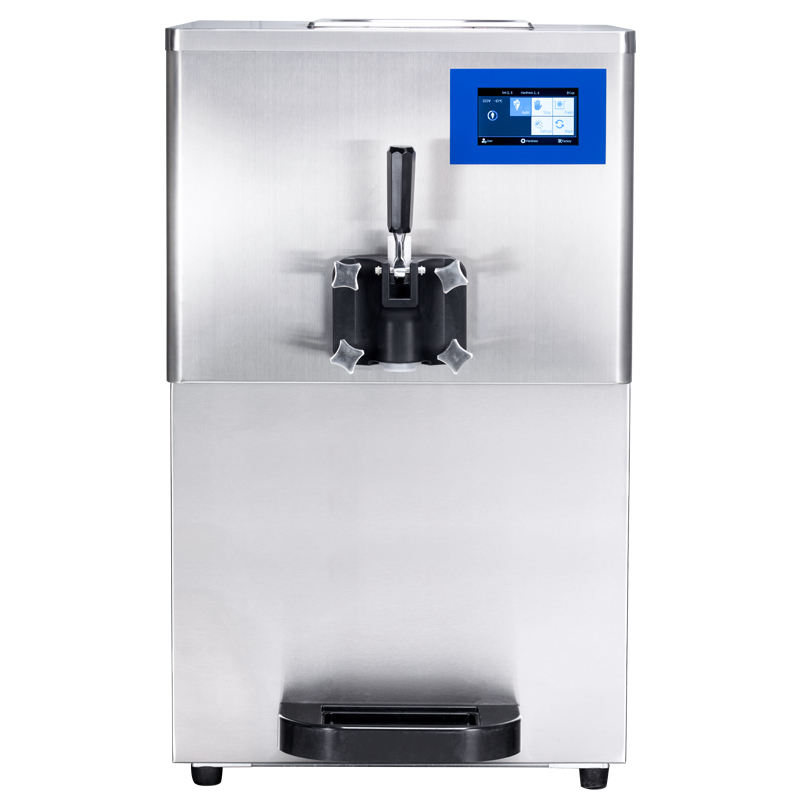 BQ115-1 Heat Treatment Mix Hopper Single Flavor Commercial Soft Serve Ice Cream Machine